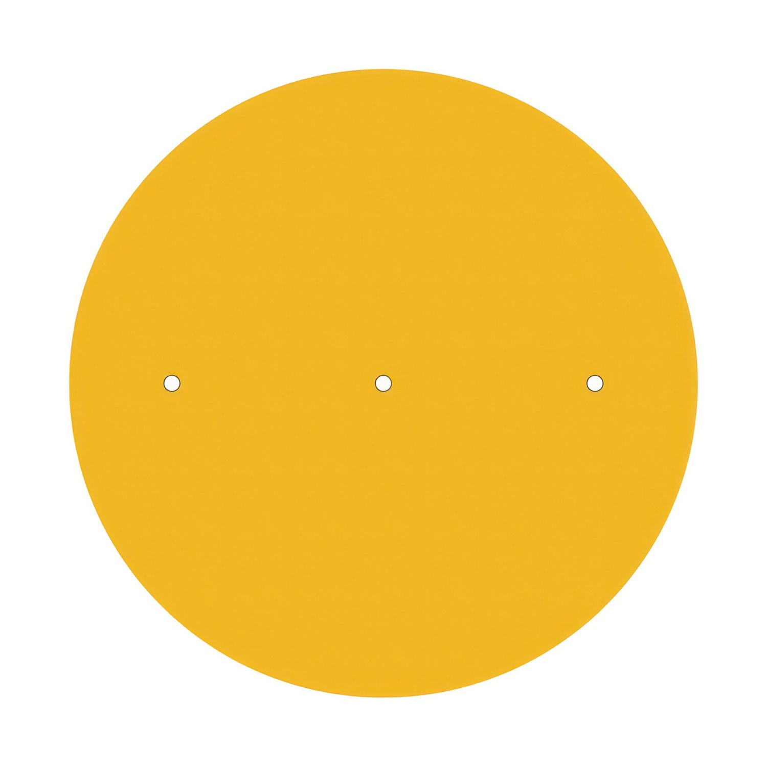 3 Hole in line - EXTRA LARGE Round Ceiling Rose Canopy- 400mm
