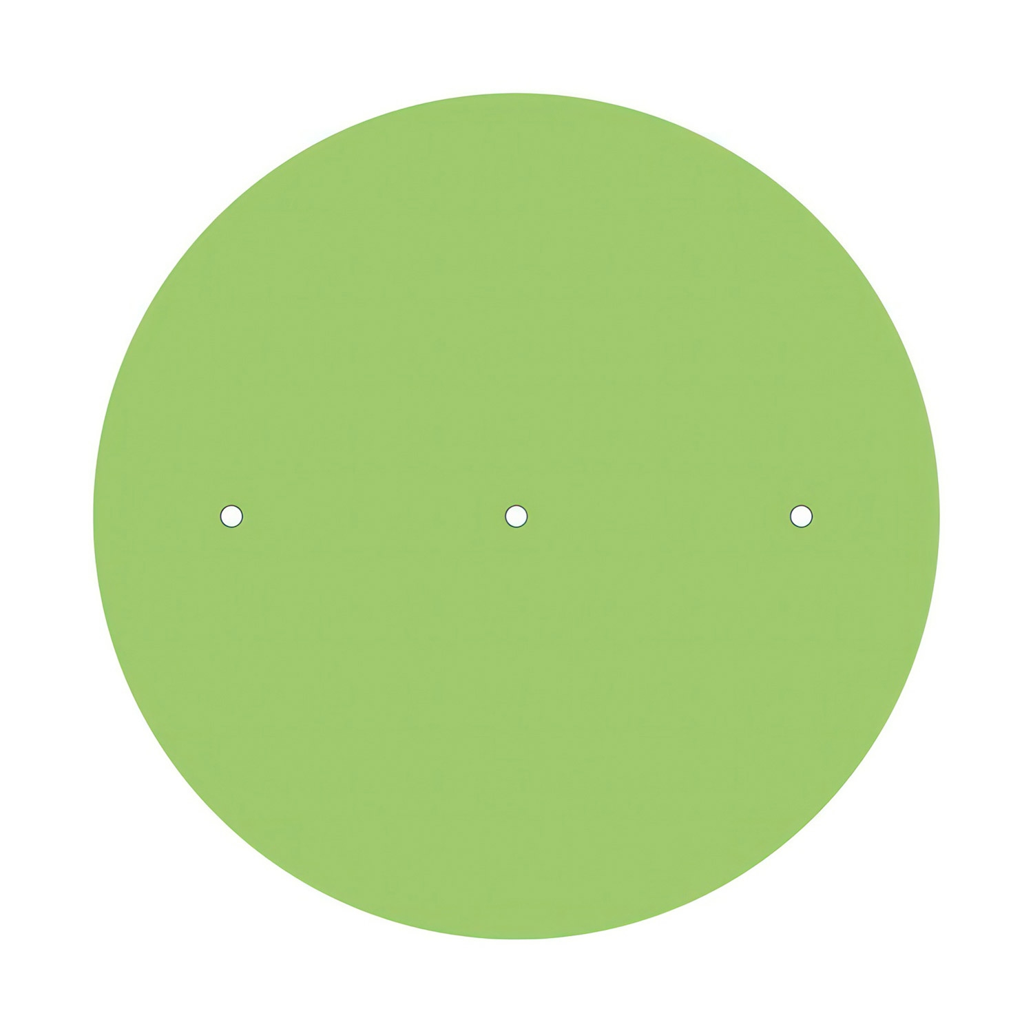 3 Hole in line - EXTRA LARGE Round Ceiling Rose Canopy- 400mm