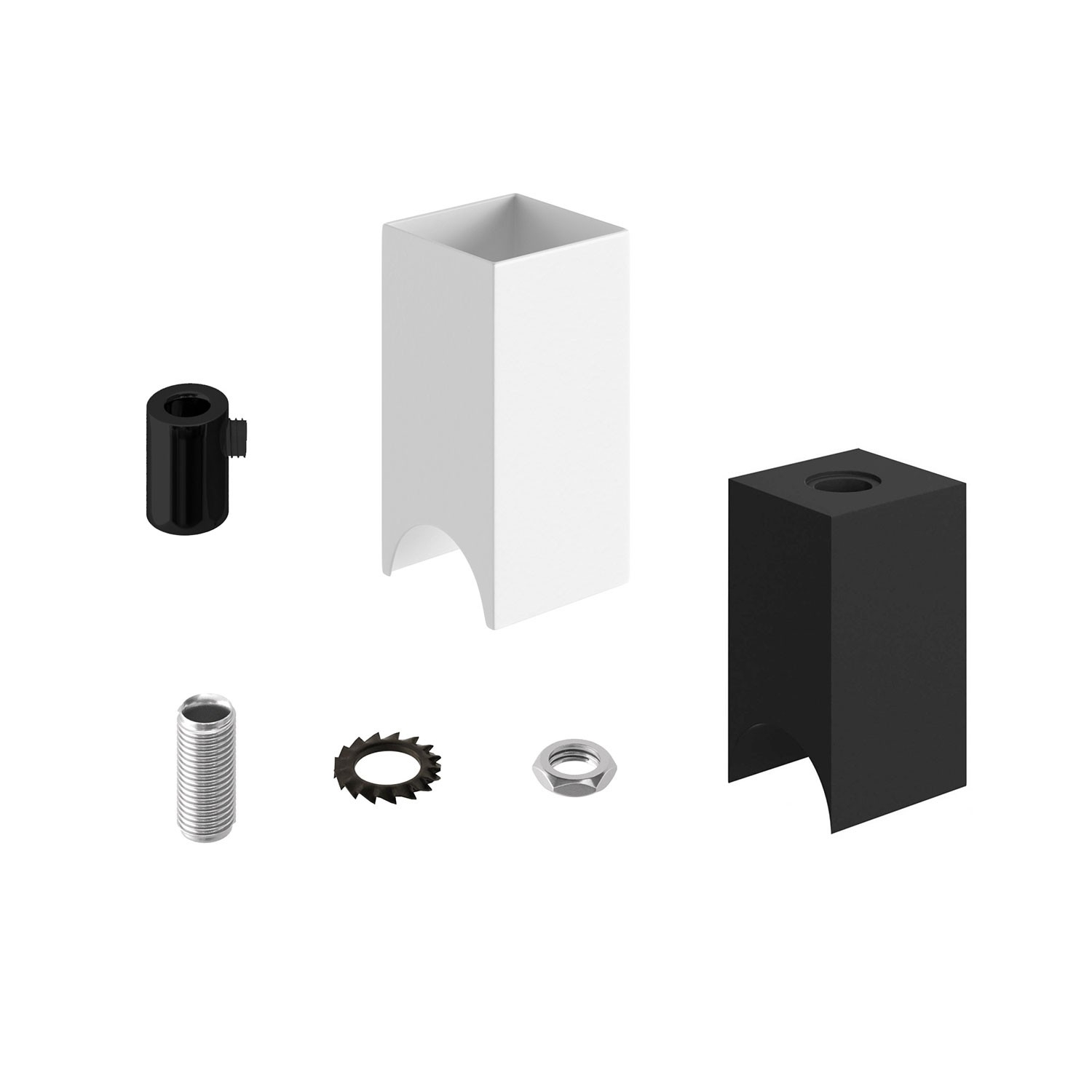 Syntax - Minimal Black Thermoplastic Socket for S14d tube bulbs