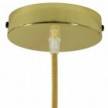 Cylindrical metal ceiling rose kit