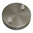 Cylindrical metal 2-hole ceiling rose kit