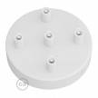 Cylindrical metal 5-hole ceiling rose kit