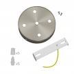 Cylindrical metal 5-hole ceiling rose kit