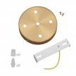 Cylindrical metal 5-hole ceiling rose kit