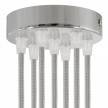 Cylindrical metal 7-hole ceiling rose kit