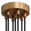 Cylindrical metal 7-hole ceiling rose kit