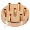 Cylindrical metal 7-hole ceiling rose kit