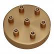 Cylindrical metal 7-hole ceiling rose kit