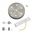 Cylindrical metal 7-hole ceiling rose kit