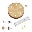 Cylindrical metal 7-hole ceiling rose kit