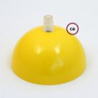 Half-sphere painted metal ceiling rose kit