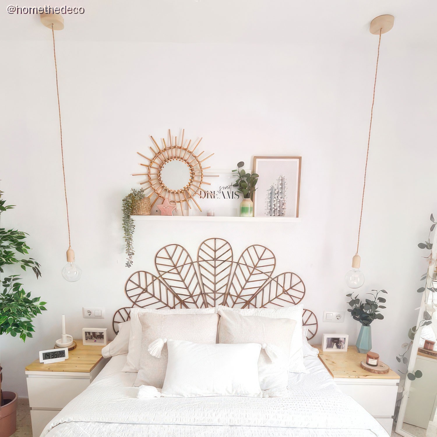 Rose gold ceiling discount light bedroom