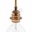 Metal E27 lamp holder kit for lampshade