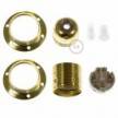 Metal E27 lamp holder kit for lampshade