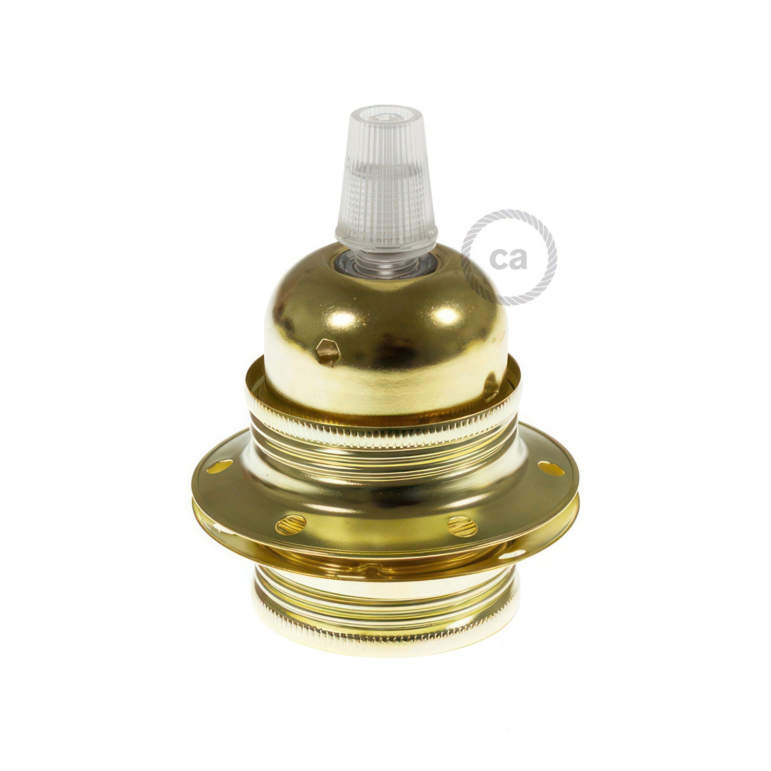 Metal E27 lamp holder kit for lampshade