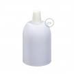Rounded painted metal E27 lamp holder kit