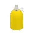 Rounded painted metal E27 lamp holder kit