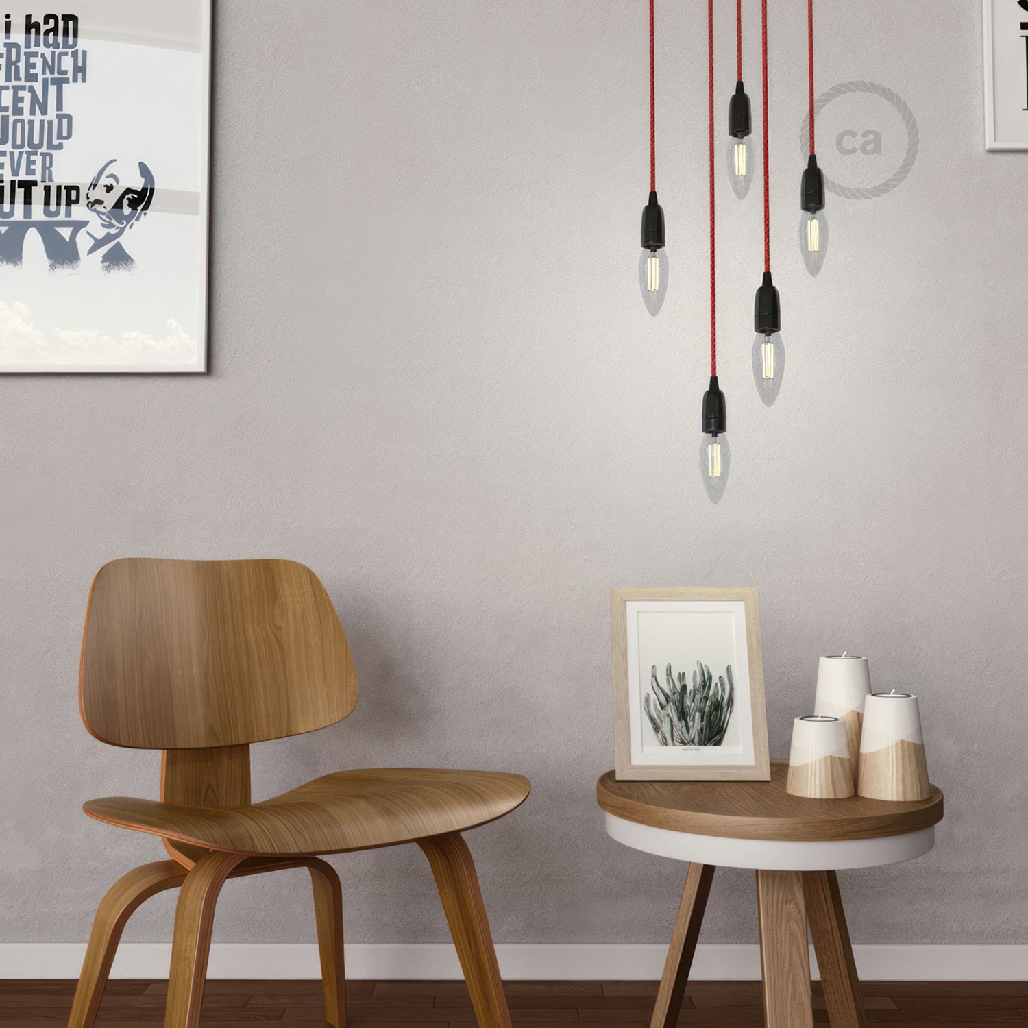 Porcelain E14 lamp holder