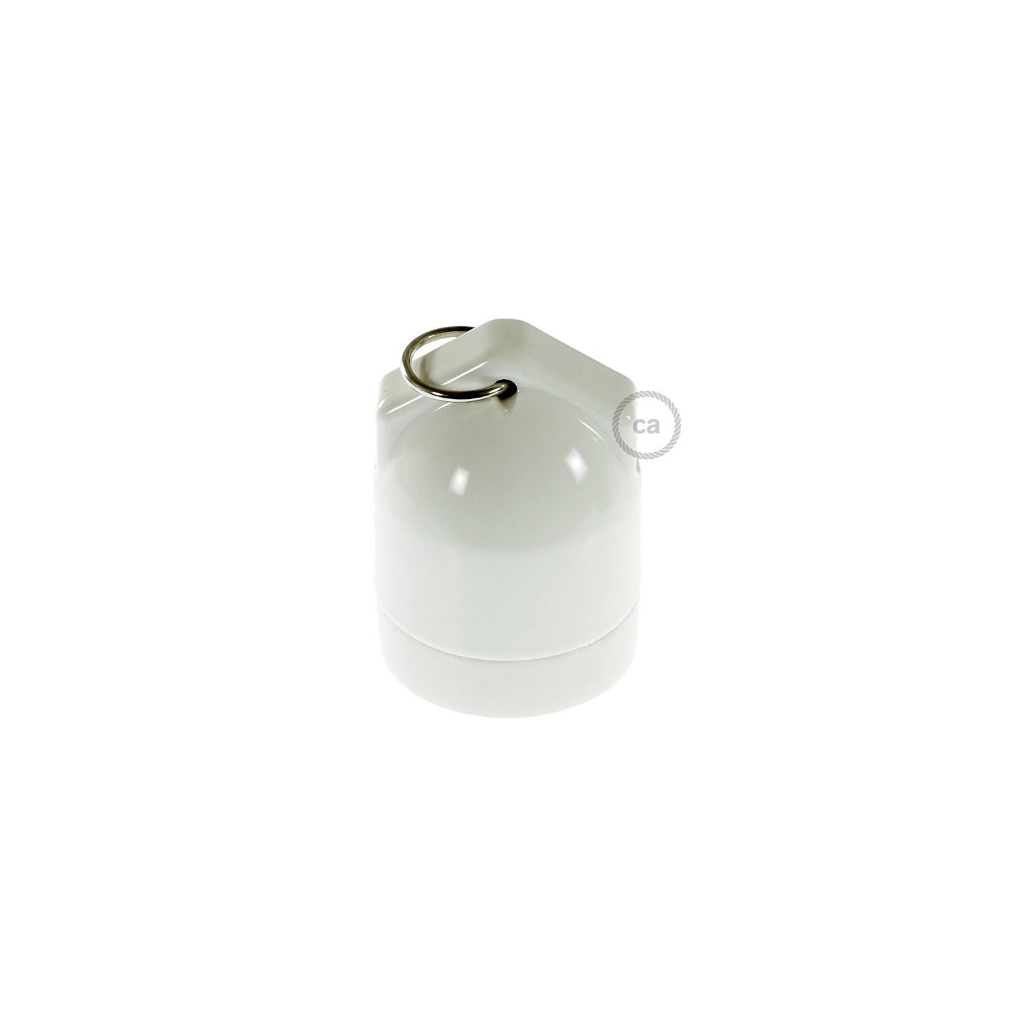 Double entry porcelain E27 lamp holder kit