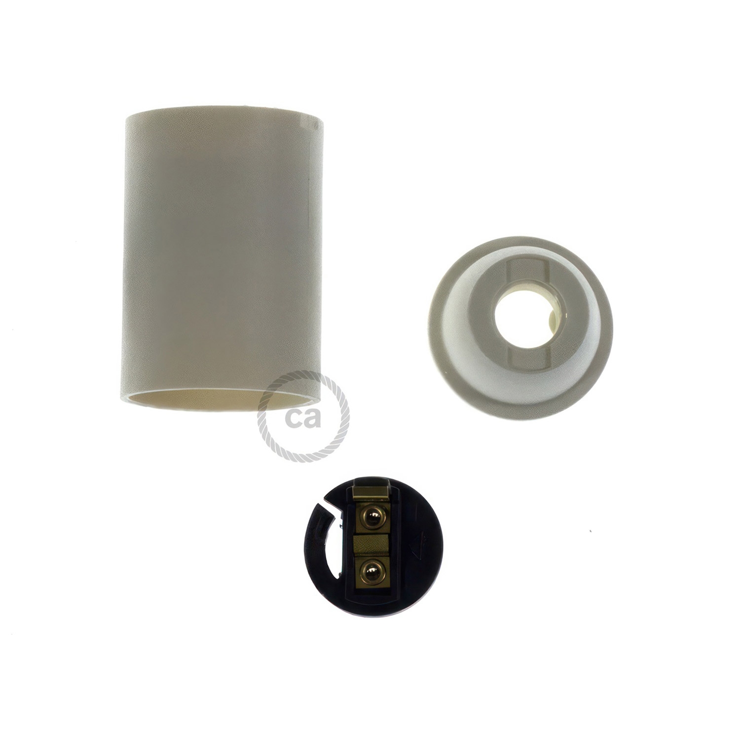 Thermoplastic E14 lamp holder kit