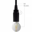 Bakelite E14 lamp holder kit