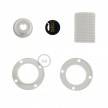 Thermoplastic E14 lamp holder kit for lampshade