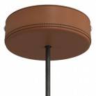 Leather light ceiling rose