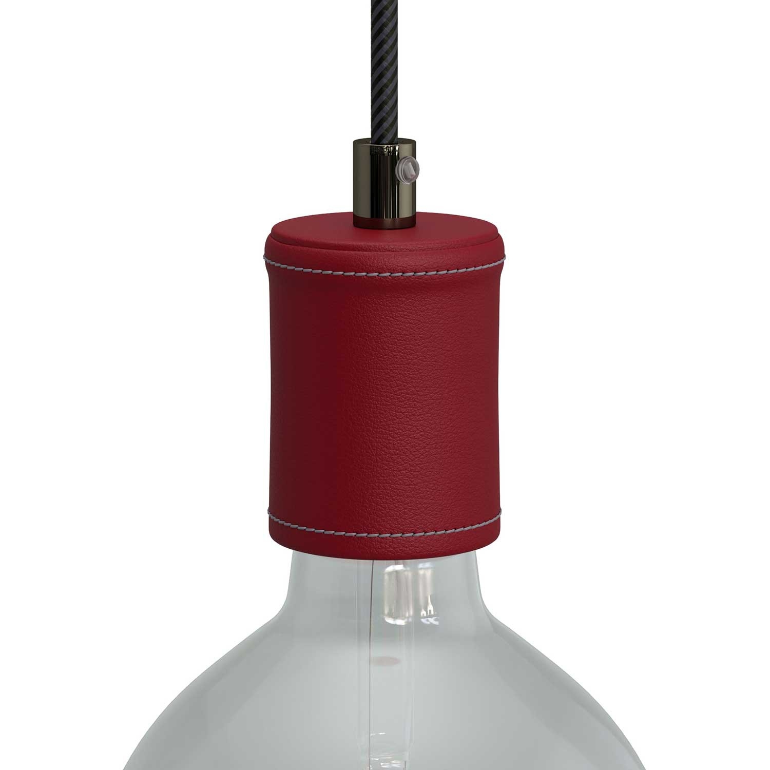 Leather light lamp holder E27