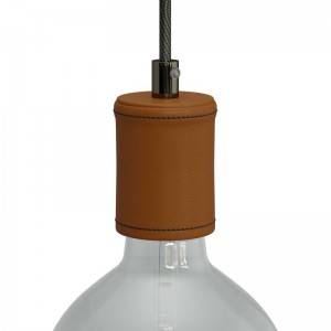 Leather light lamp holder E27