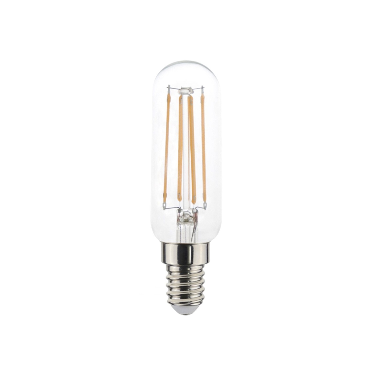 Tubular LED Light Bulb, Satin White - E14 5W 470Lm 2700K Dimmable