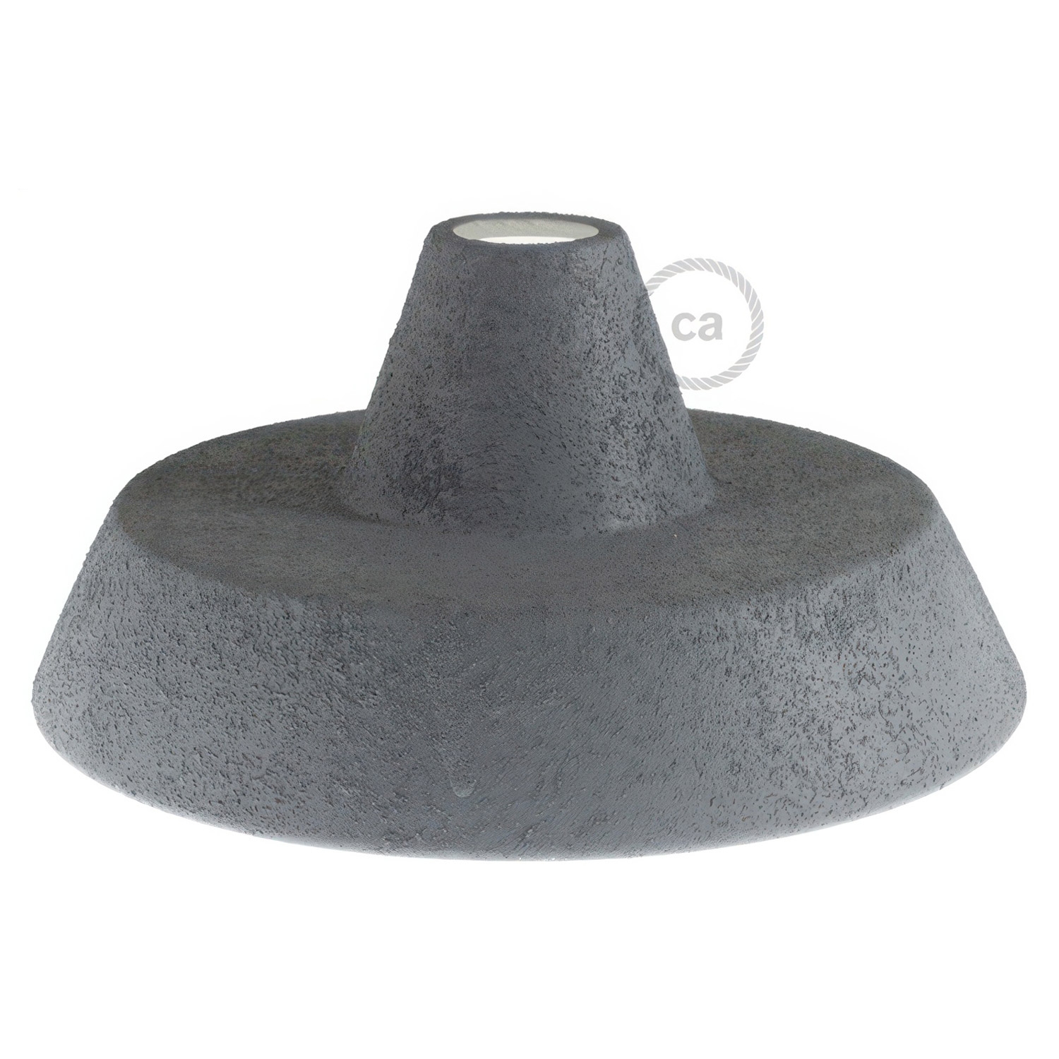 Industrial Ceramic lampshade for suspension - Made in Italy