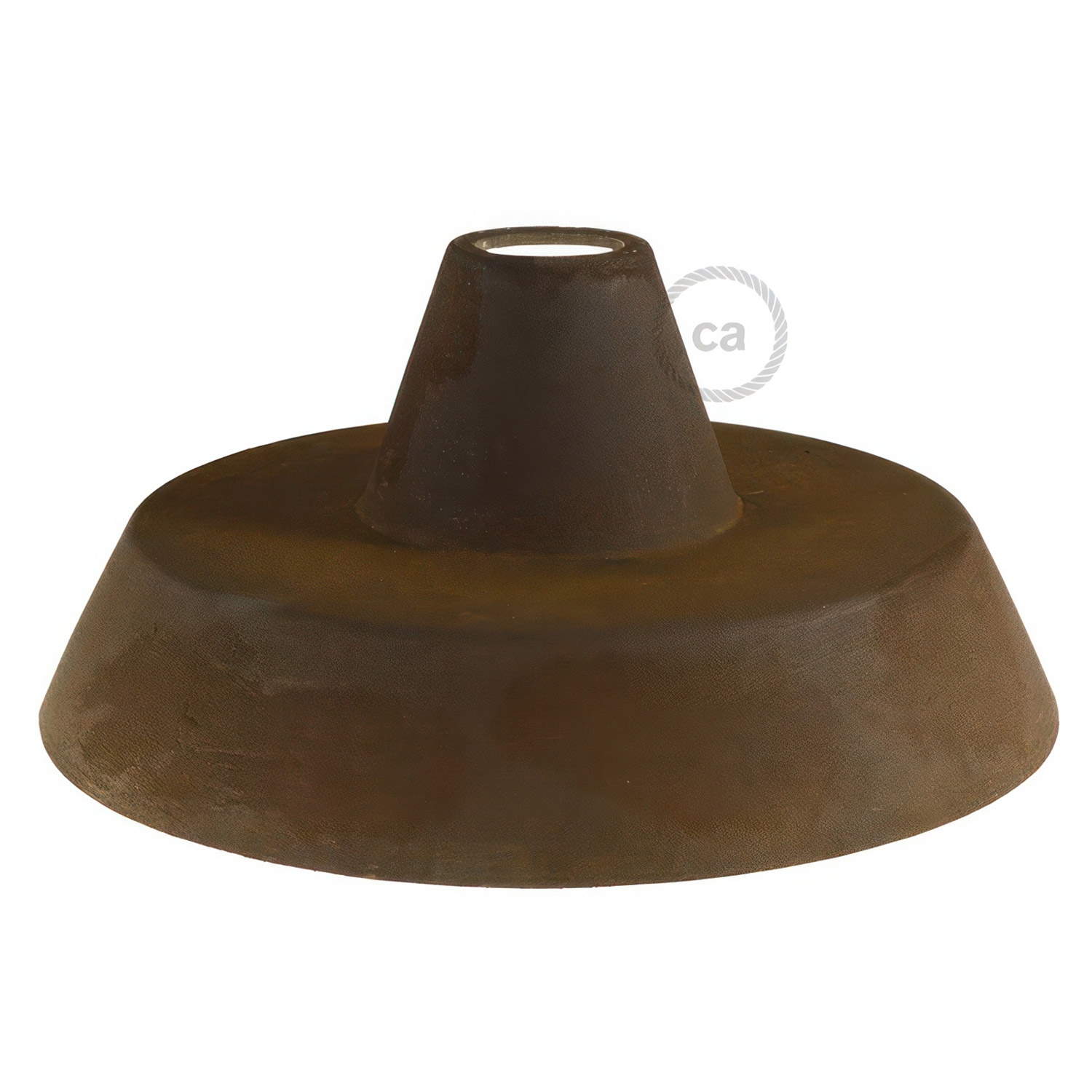 Industrial Ceramic lampshade for suspension - Made in Italy