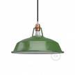 Harbour lampshade in polished metal with E27 fitting, 30 cm diameter