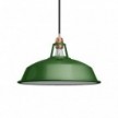 Harbour lampshade in polished metal with E27 fitting, 38 cm diameter