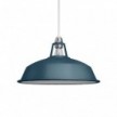 Harbour lampshade in polished metal with E27 fitting, 38 cm diameter