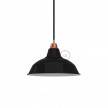 Bistrot lampshade in polished metal with E27 fitting, 30 cm diameter