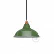 Bistrot lampshade in polished metal with E27 fitting, 30 cm diameter