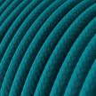 RC21 Cerulean Round covered Cotton Electrical Fabric Cable