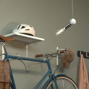 Magnetico®-Pendel suspension lamp with textile cable and adjustable magnetic lamp holder - Made in Italy