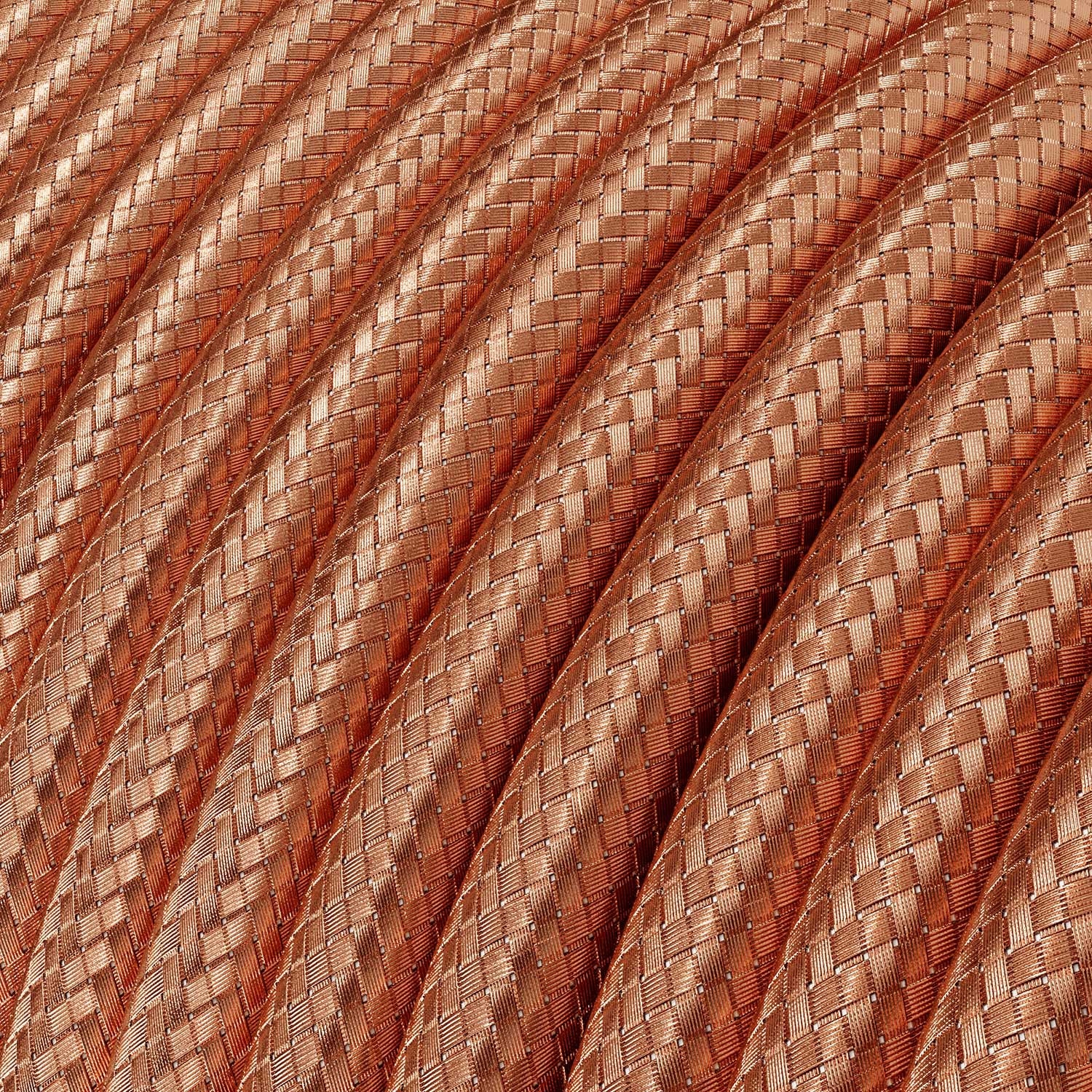 Spostaluce, the metal light source with fabric cable and side holes