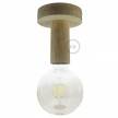 Fermaluce Wood M, the painted wood flush light for your wall or ceiling