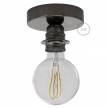 Fermaluce Metal with E27 threaded lamp holder, the metal wall or ceiling light source