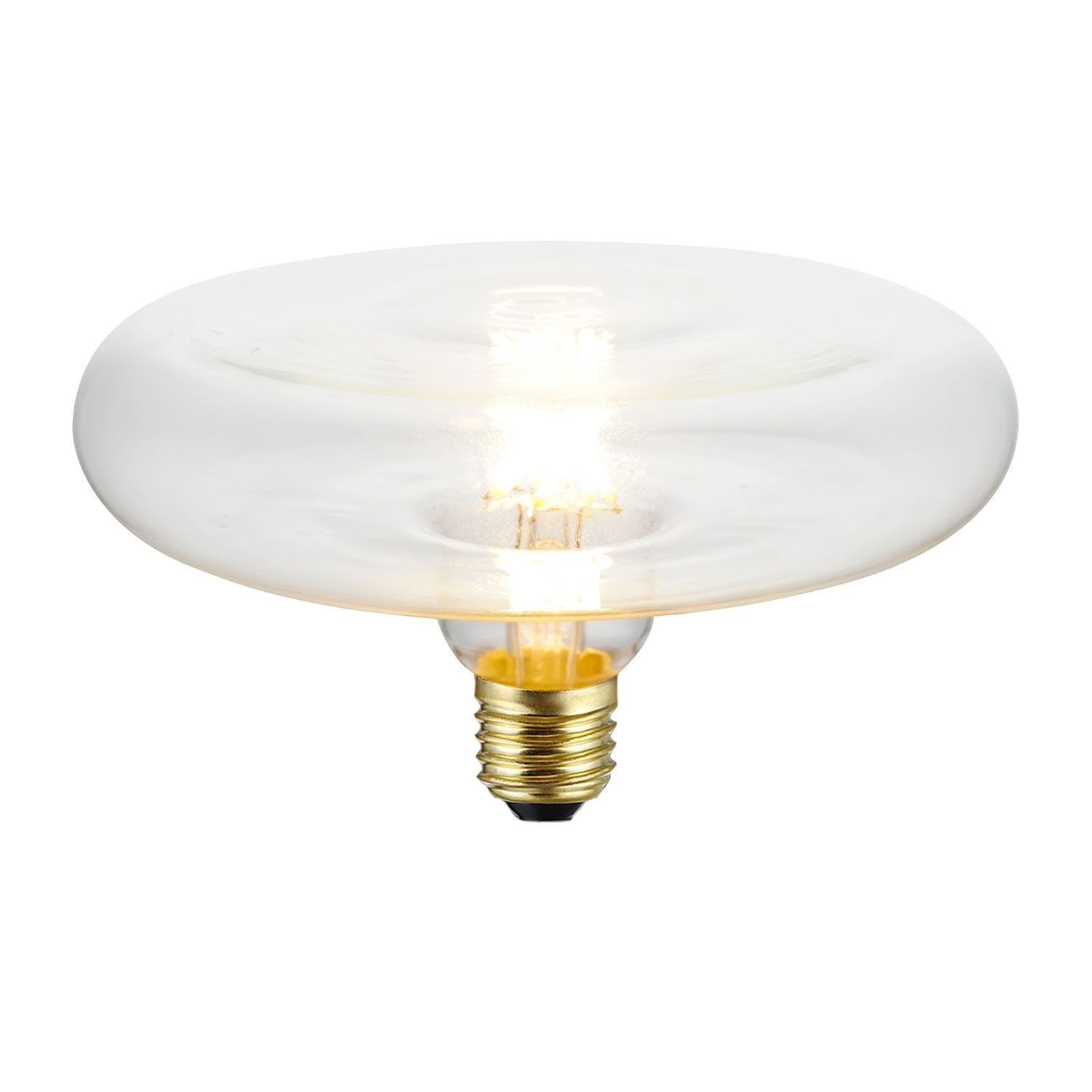 DASH D170 LED Clear bulb twisted filament 6W E27 Dimmable 2700K