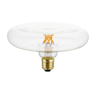 DASH D170 LED Clear bulb twisted filament 6W E27 Dimmable 2700K