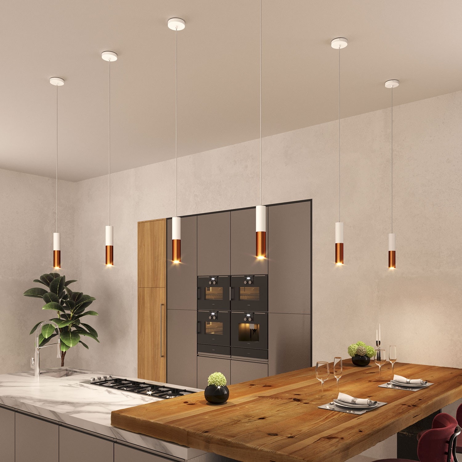 Metal clearance tube light