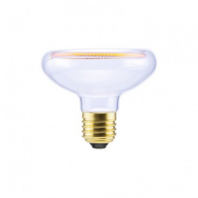 LED Reflector R80 Clear Floating Line 8W Dimmable 2200K bulb