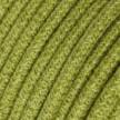 RN23 Hay Green Jute Round Electrical Fabric Cloth Cord Cable