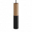 Tub-E14, wood and metal tube for spotlight with E14 double ring lamp holder