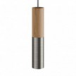 Tub-E14, wood and metal tube for spotlight with E14 double ring lamp holder