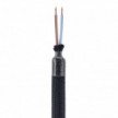 Kit Creative Flex flexible tube covered in Black RM04 fabric with metal terminals